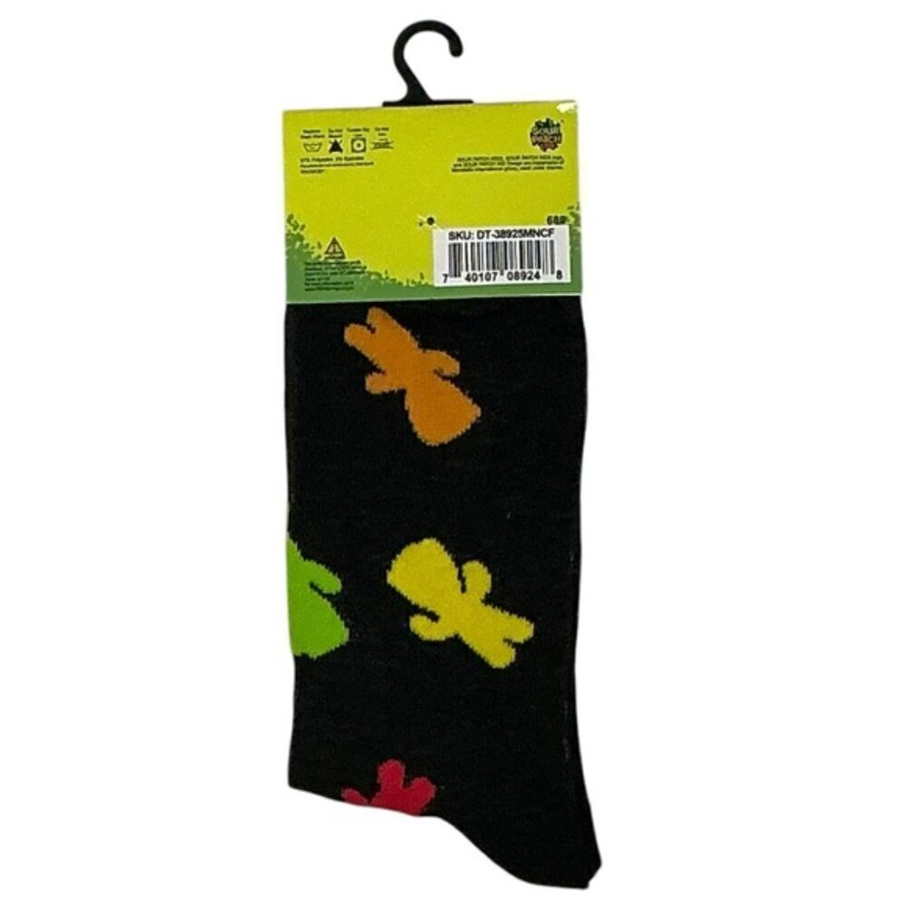 Sour Patch Kids Crew Socks Mens Novelty Funny Print Unisex OS Shoe Size 6-12 - Picture 3 of 16